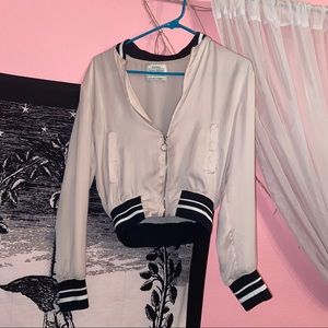 lite pink bomber jacket